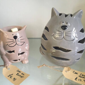 Cat Candle Holders Small £4.95, large £10.95